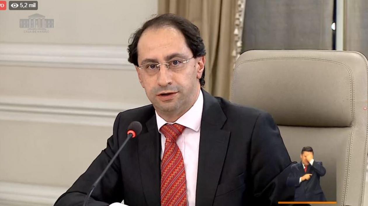 Ministro de Comercio, Juan Manuel Restrepo.