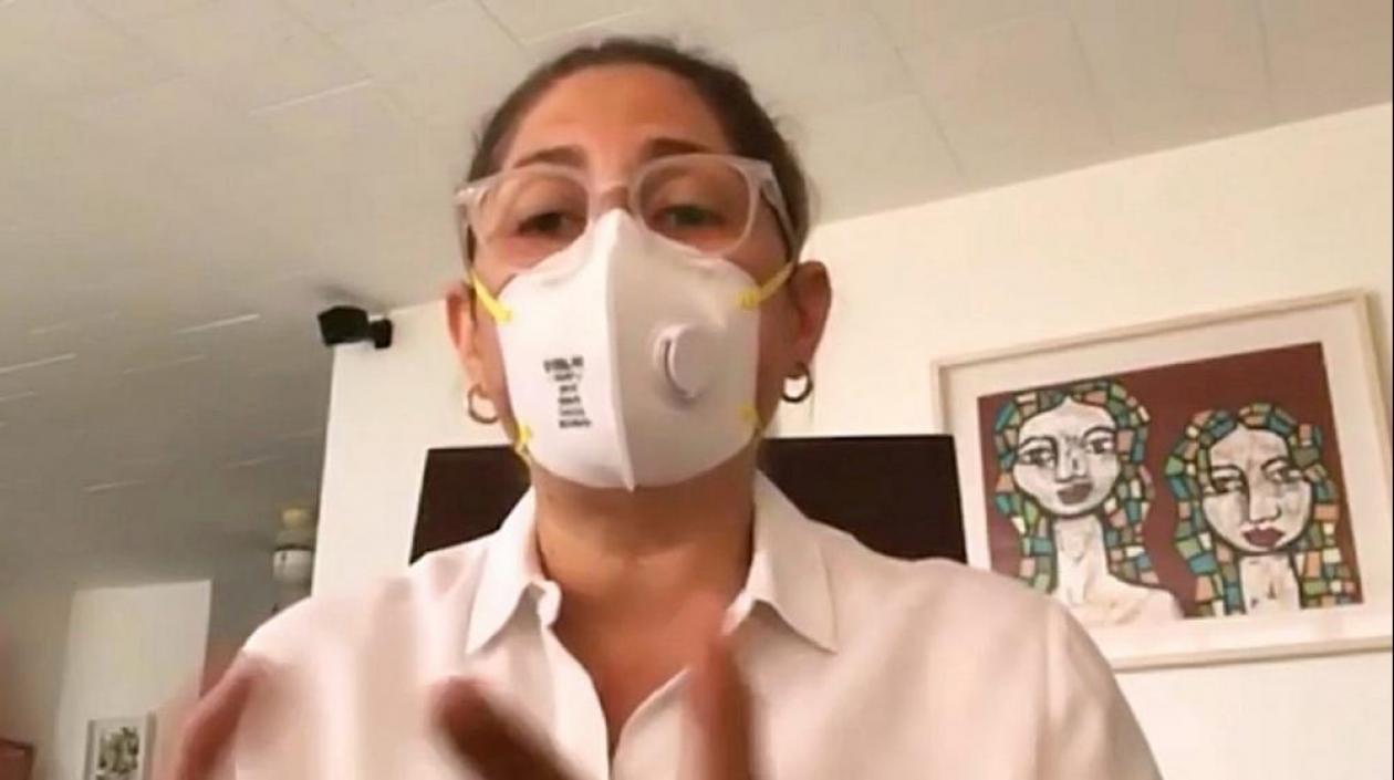 La Secretaria de Salud del Atlántico, Alma Solano.