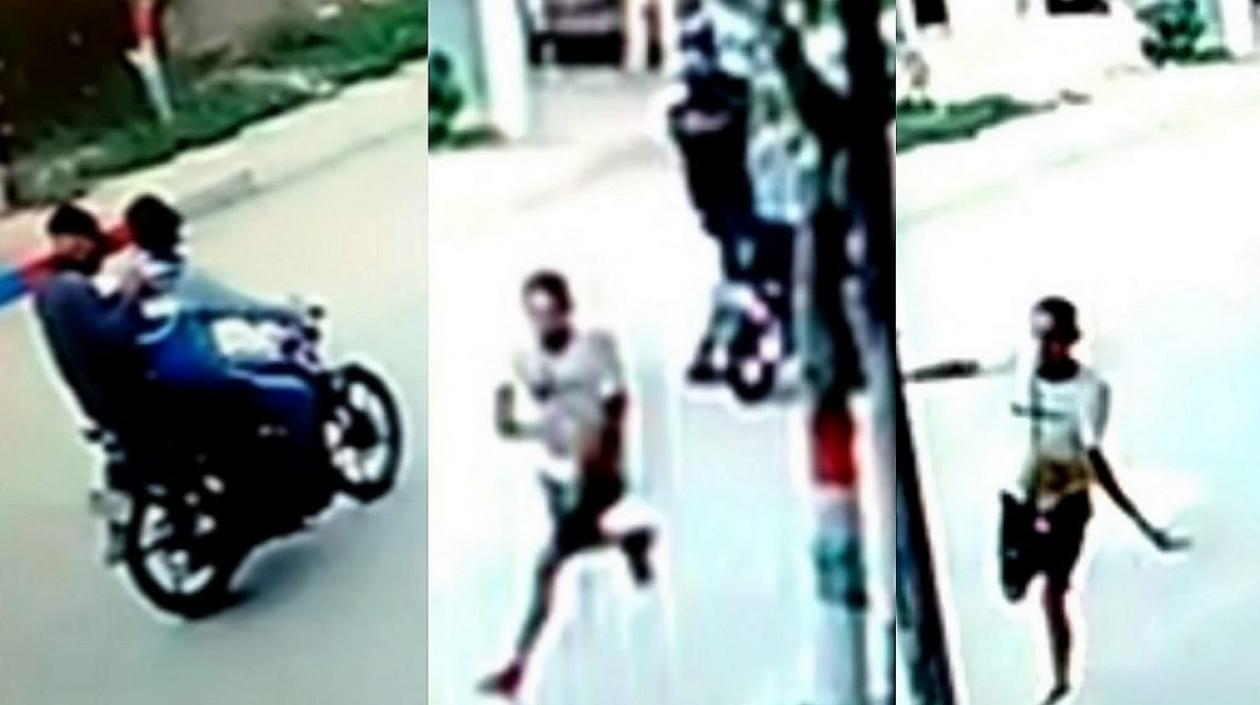 Momentos del ataque a bala.