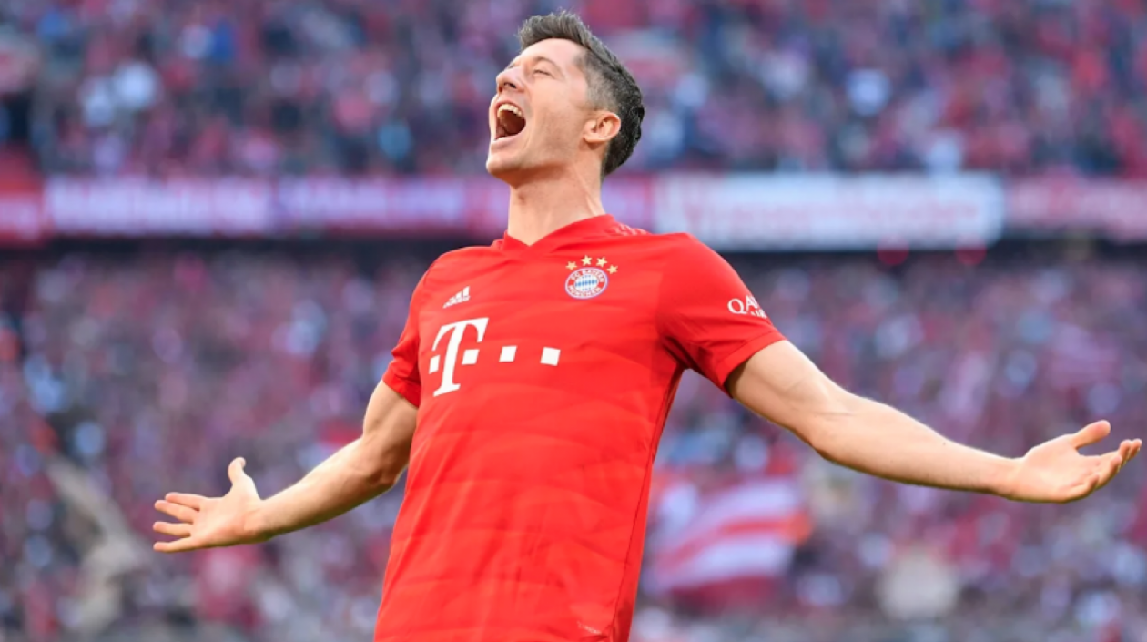 El delantero Robert Lewandowski.
