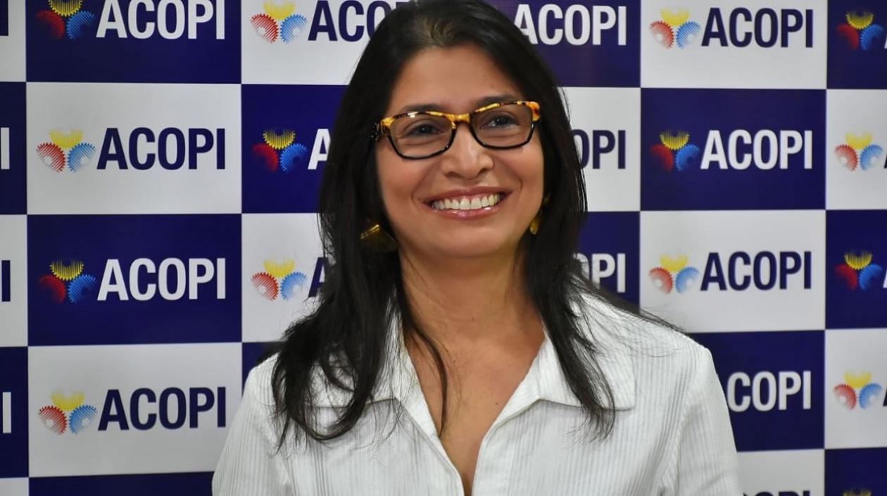 Rosmery Quintero, presidenta de Acopi