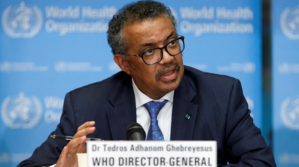 El director general de la OMS, Tedros Adhanom Ghebreyesus.