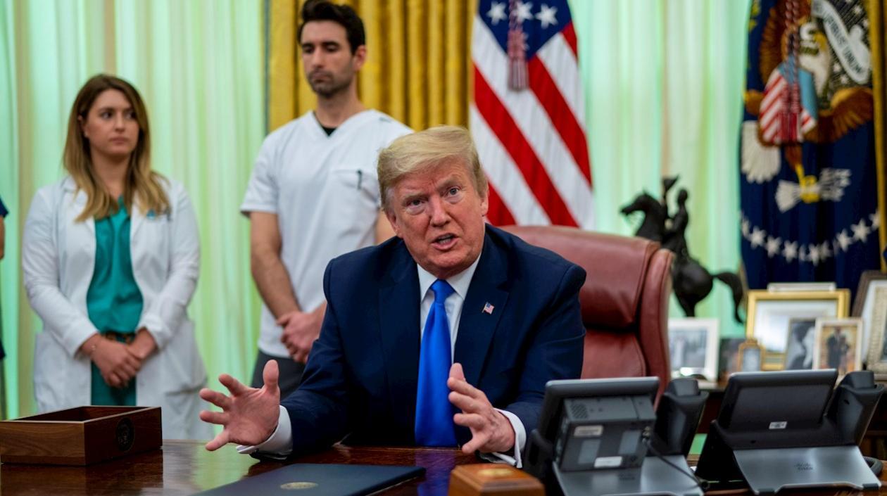 Donald Trump, presidente de los Estados Unidos.