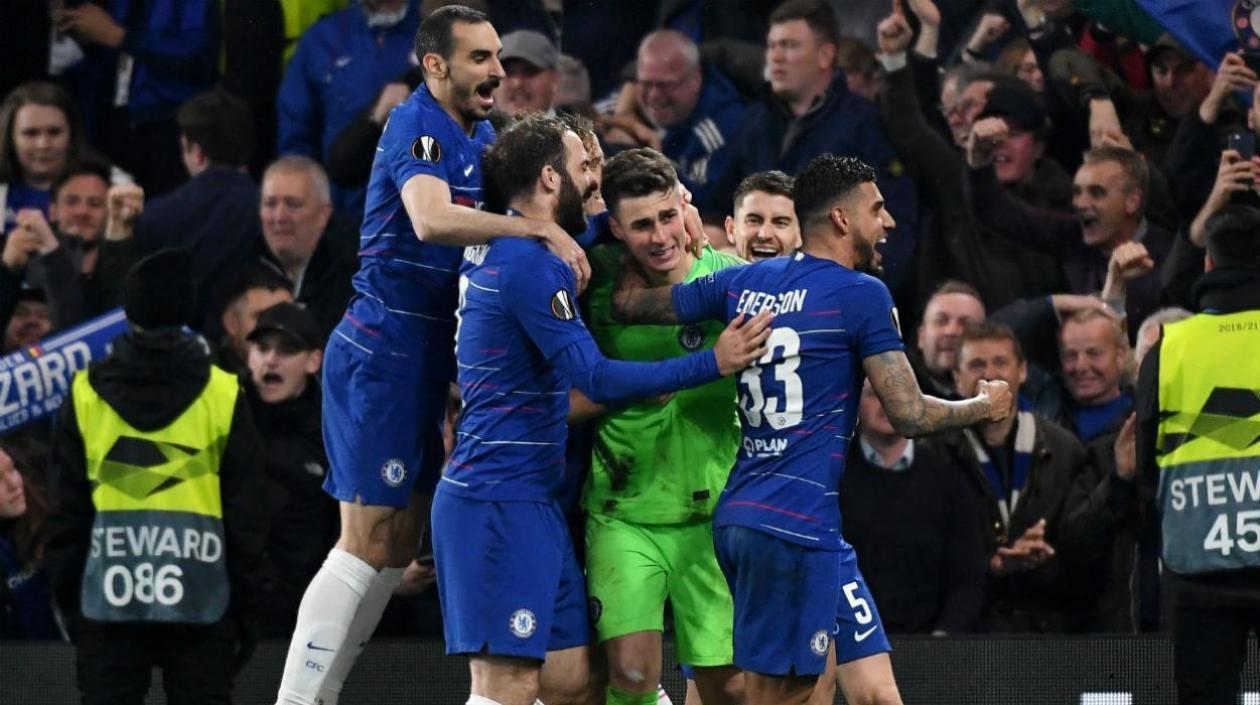 Jugadores del Chelsea.