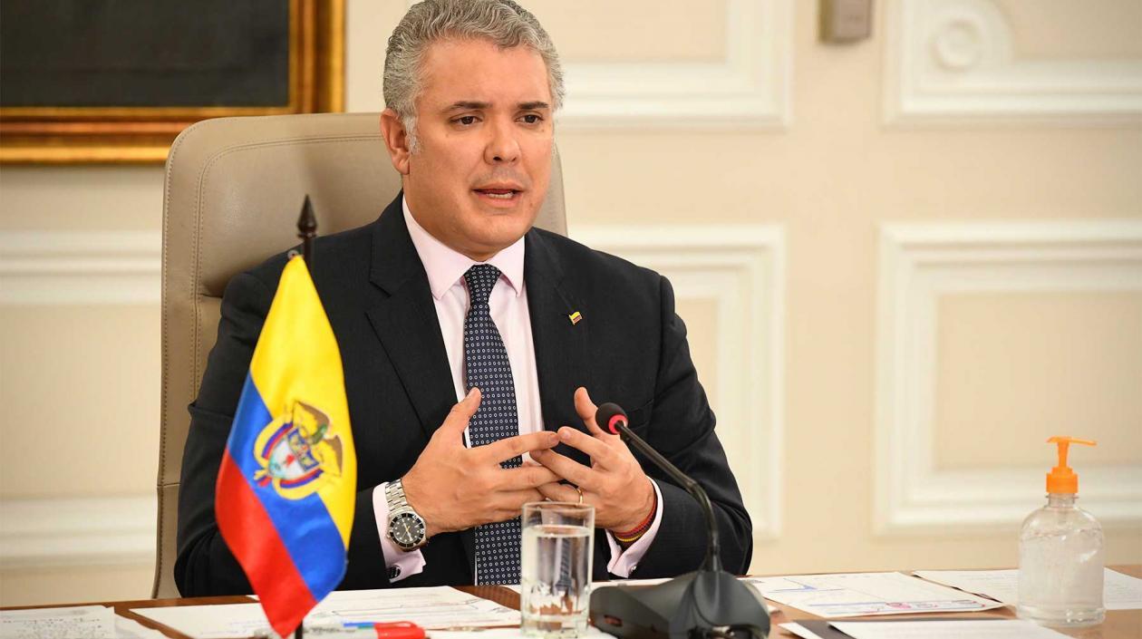 Iván Duque, presidente de Colombia.