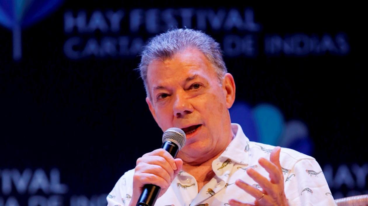  El premio Nobel de paz y expresidente de Colombia, Juan Manuel Santos. 