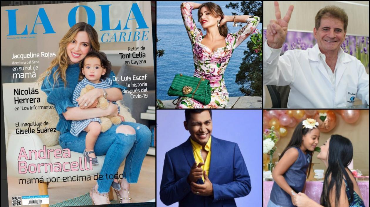 Carátula de Ola Caribe y parte de los personajes de la nueva edición.