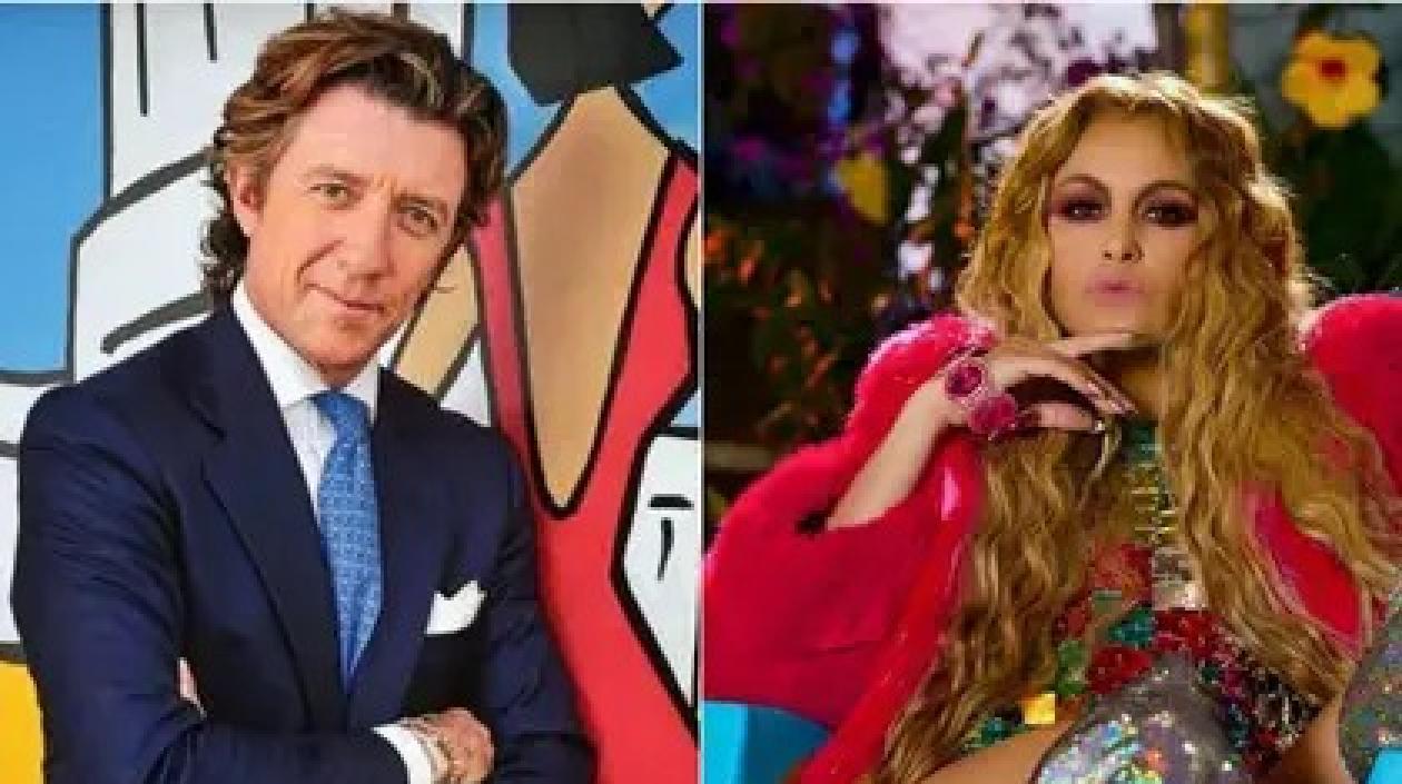 Nicolás Vallejo-Nágera y Paulina Rubio.