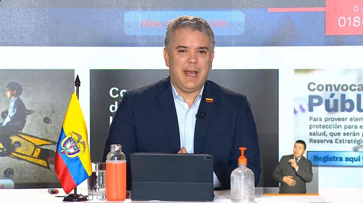 Iván Duque, Presidente de Colombia.