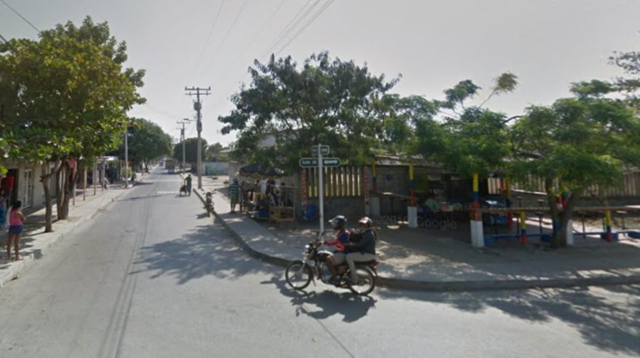 Calle 69 con carrera 5, en el barrio La Central de Soledad.