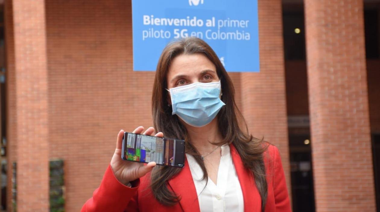 La Ministra de las TIC, Karen Abudinen.