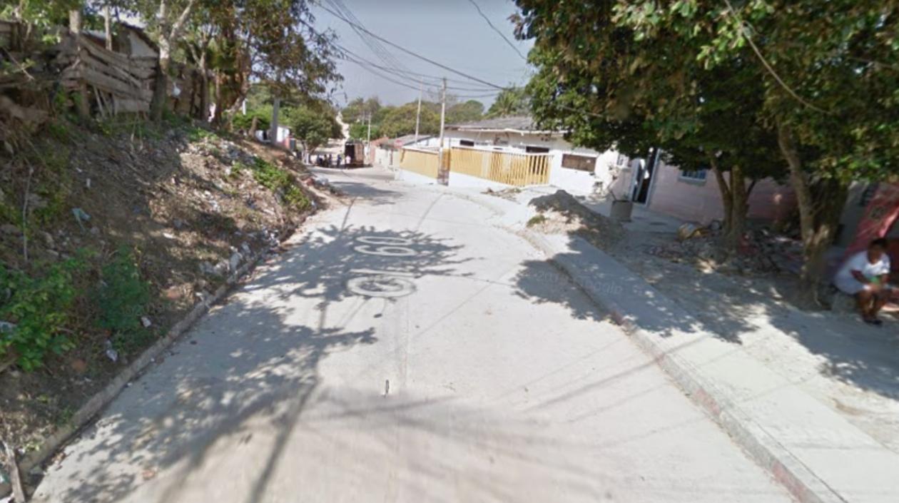 Calle 60 con carrera 9K, donde ocurrió el crimen.