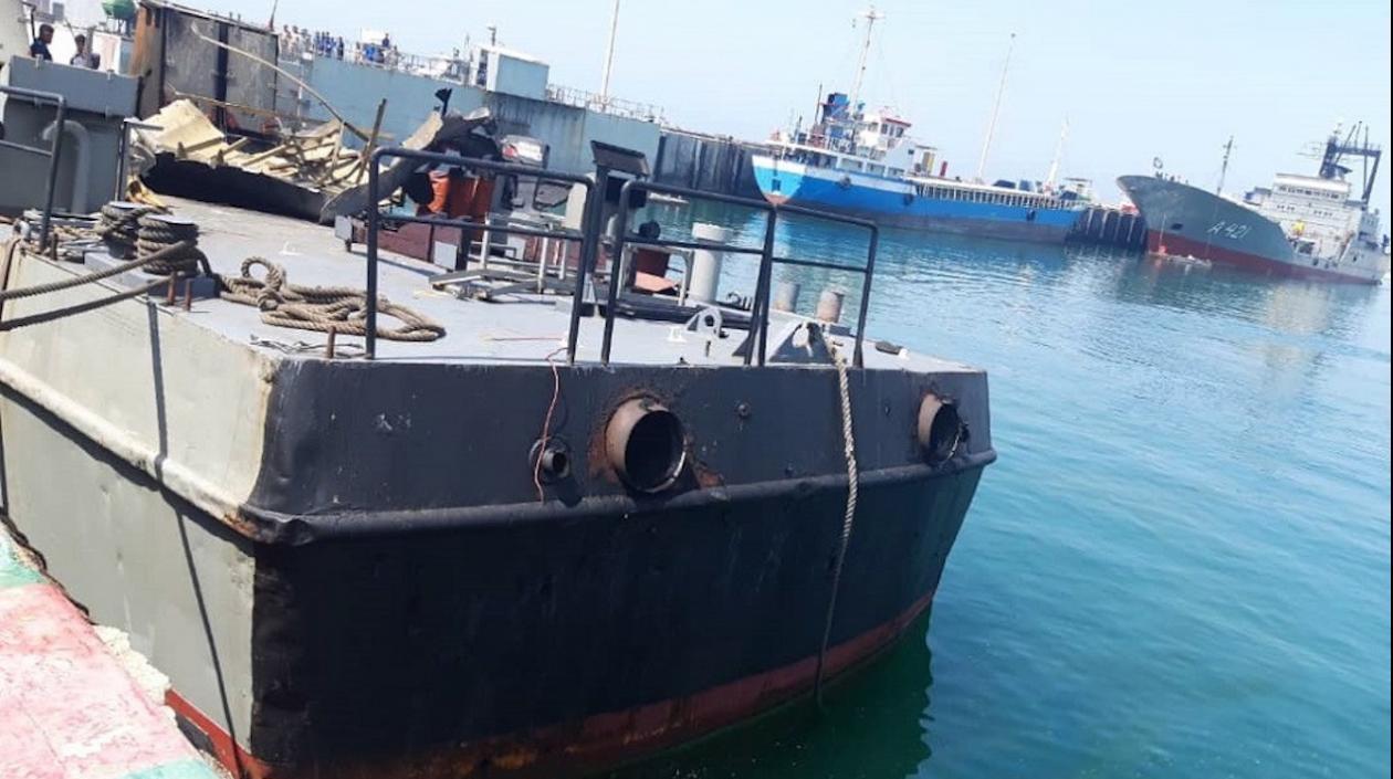 El suceso se produjo cuando varias embarcaciones realizaban maniobras navales.