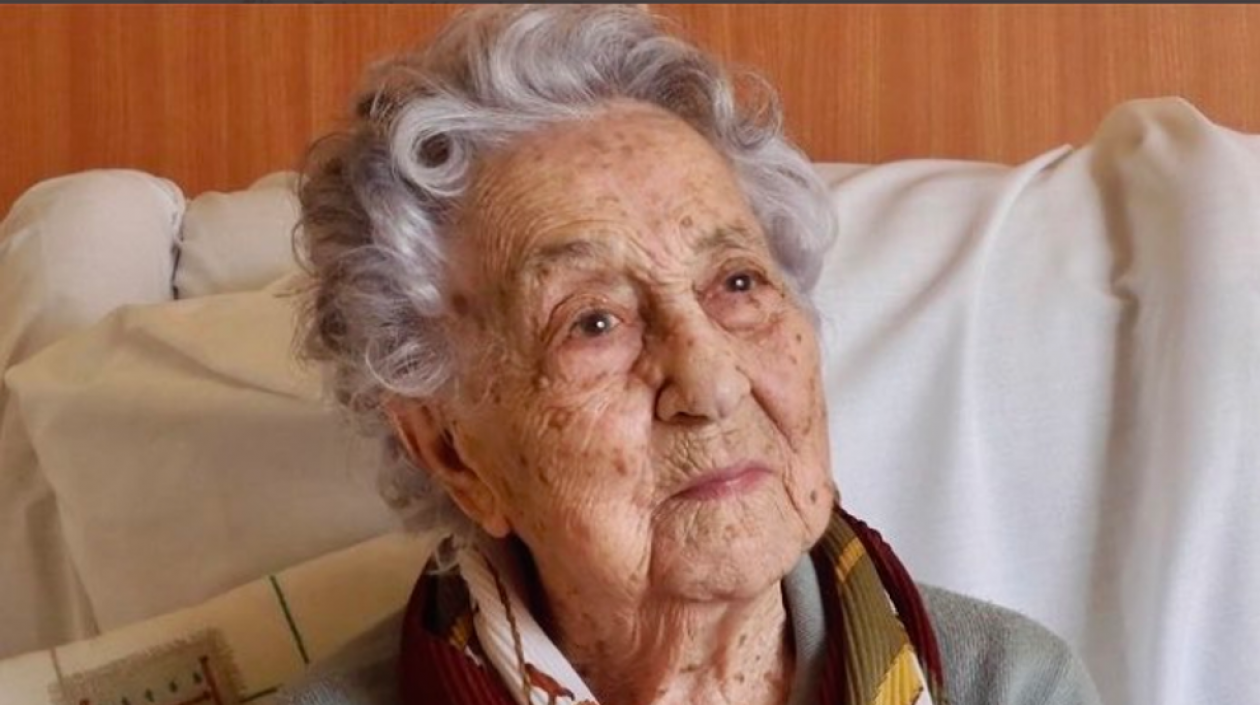 María Branyas que tiene 113 años superó el Covid-19.