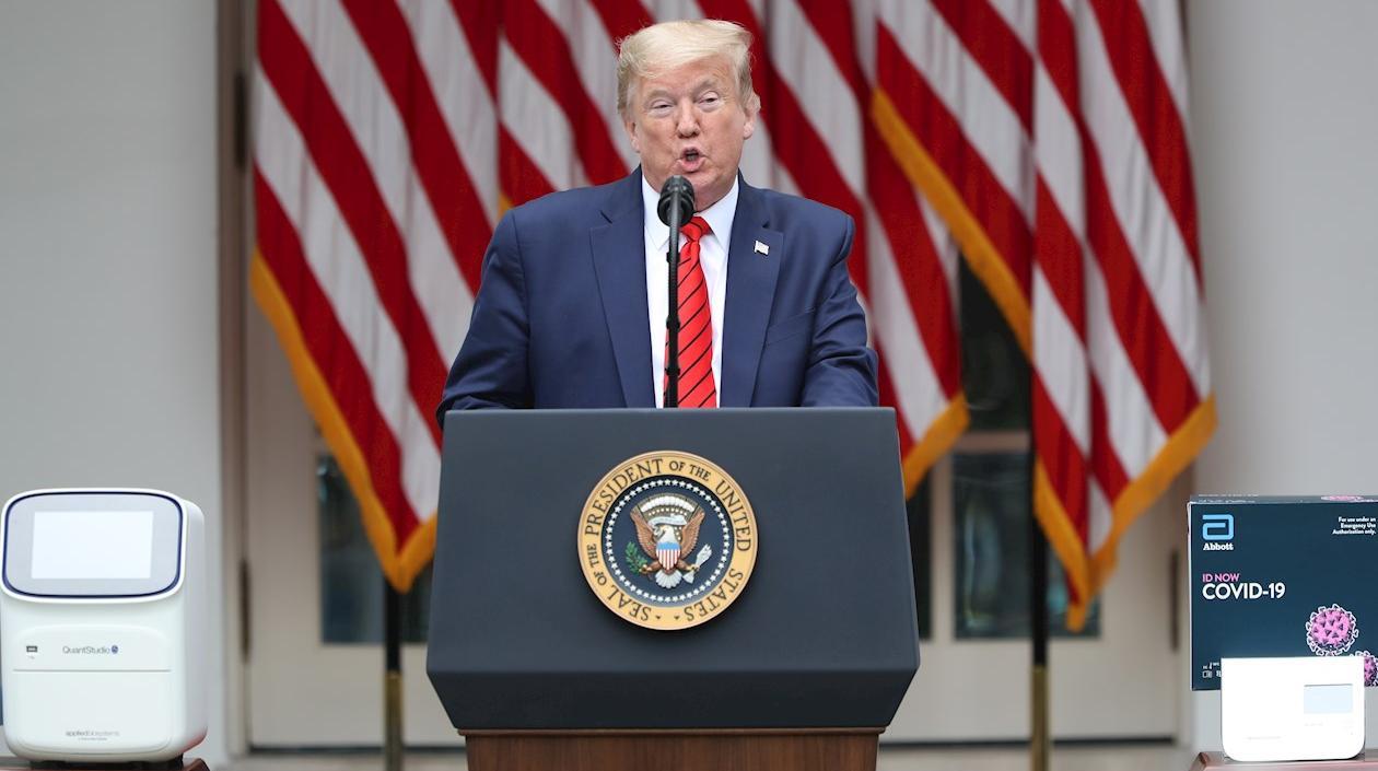 Donald Trump, presidente de los Estados Unidos.