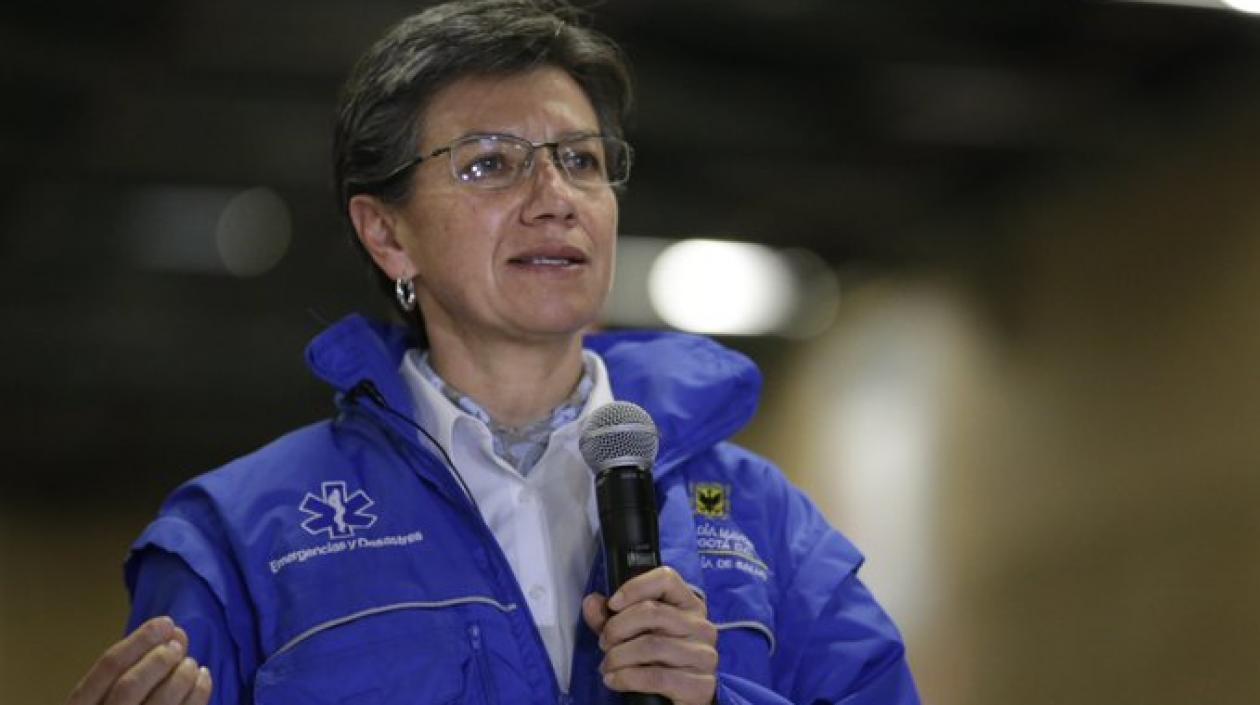 Claudia López, alcaldesa de Bogotá.