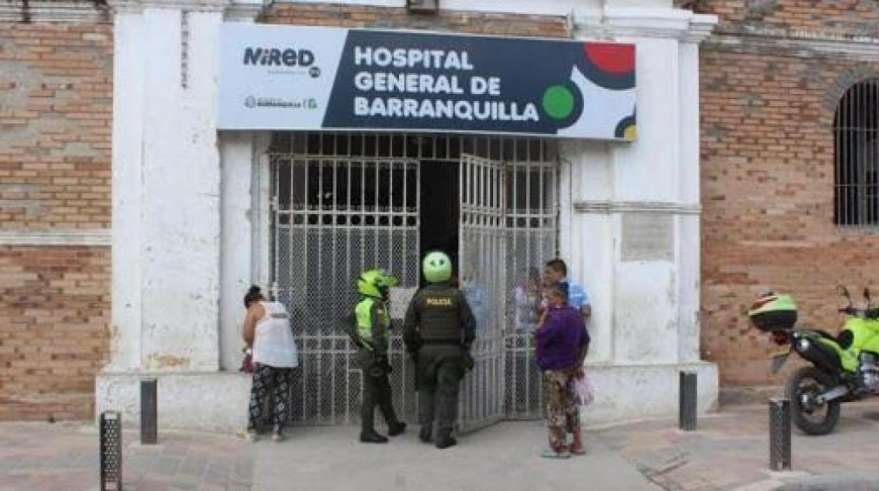 Uno de los heridos fue remitido al Hospital General de Barranquilla.