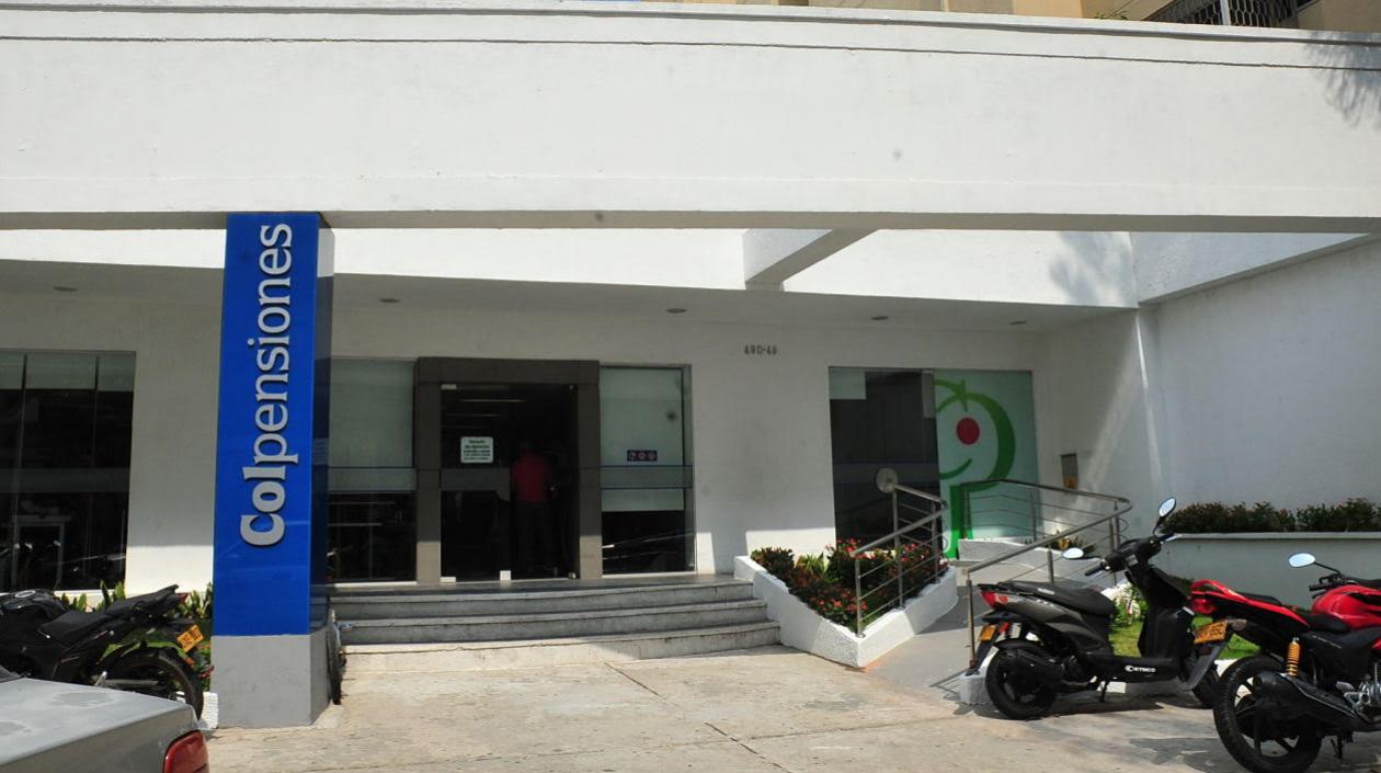 Sede de Colpensiones en la calle 82.