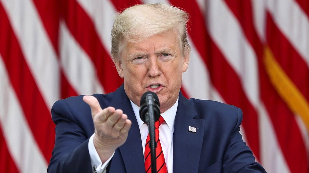 Donald Trump, presidente de los Estados Unidos.