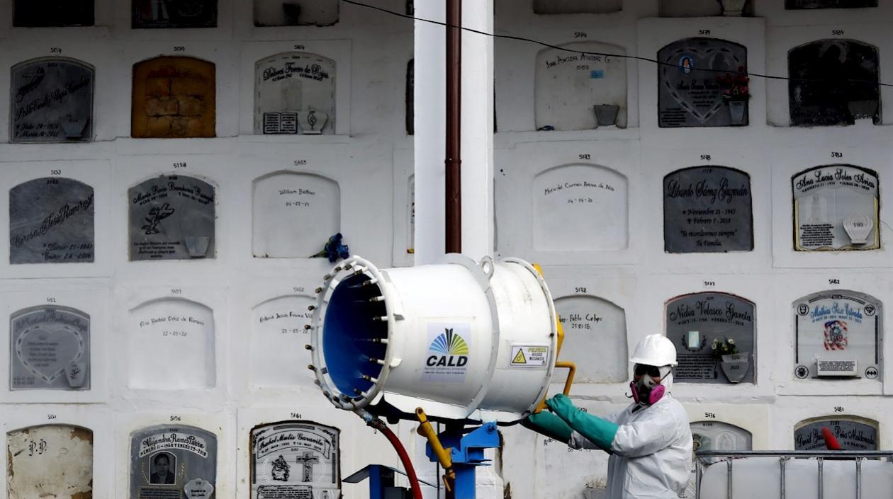 Cementerio central de Bogotá.