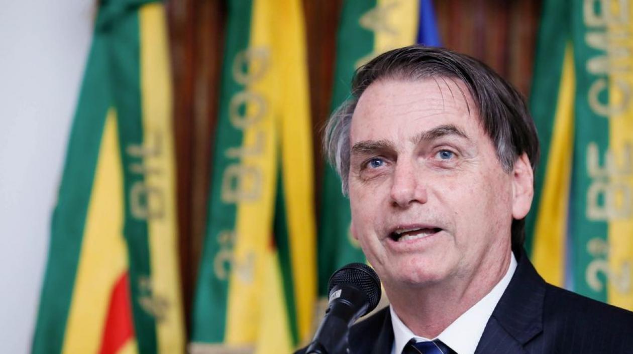 Jair Bolsanoro, presidente de Brasil.