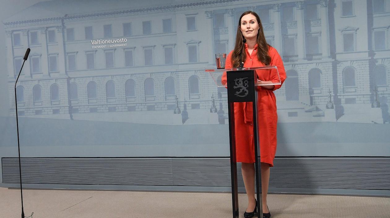  Sanna Marin, primera ministra de Finlandia.