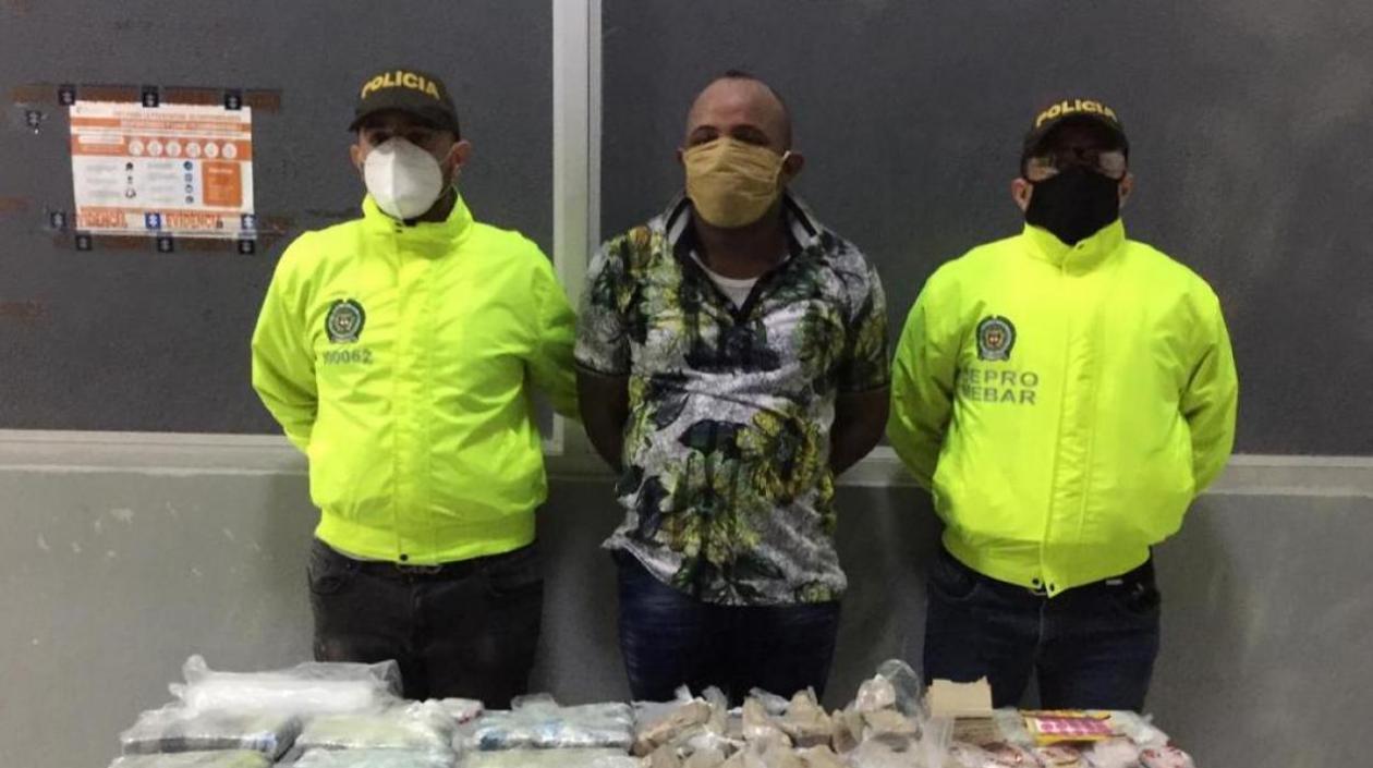  Adrián Estrada Díaz cuando fue capturado por la Policía.