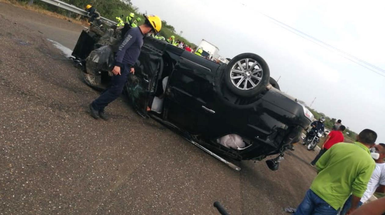 Estado en que quedó el vehículo.