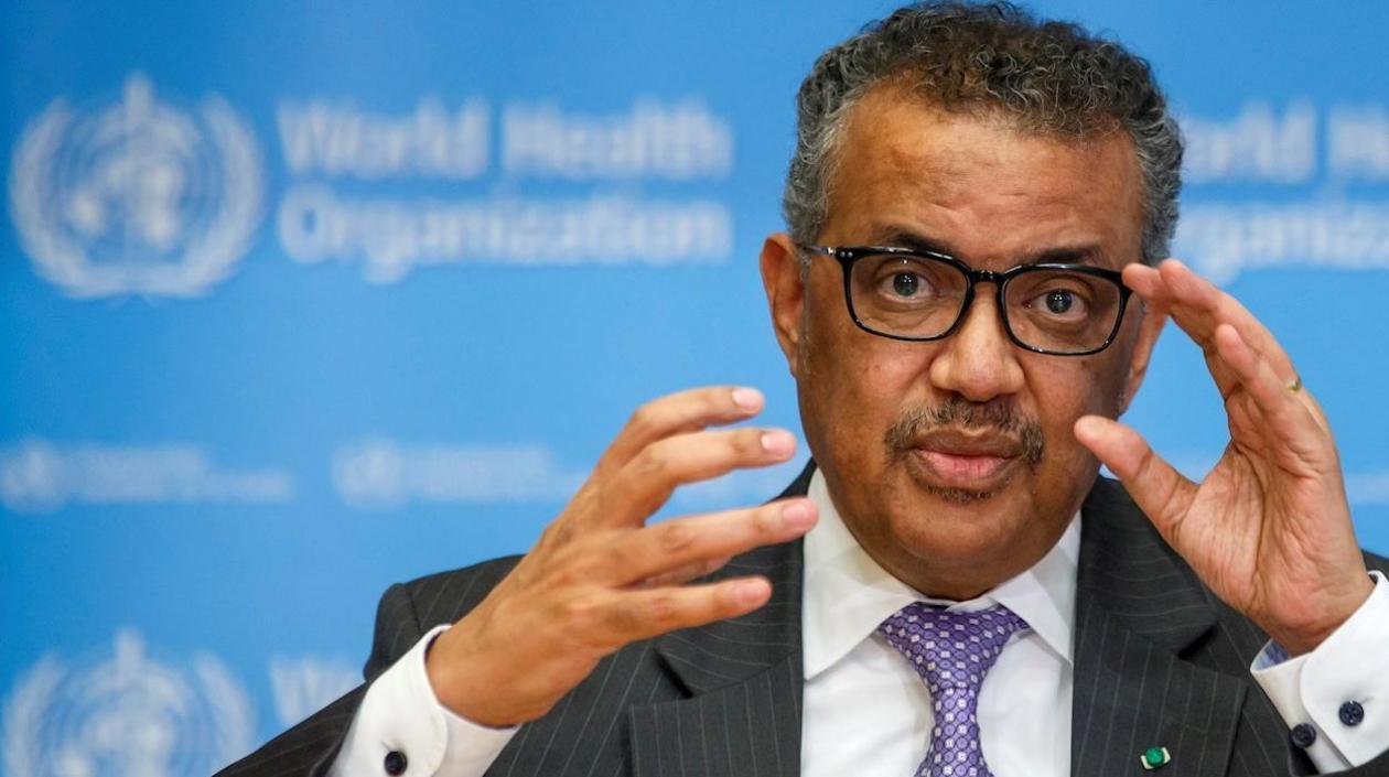 Director general de la OMS, Tedros Adhanom Ghebreyesus.