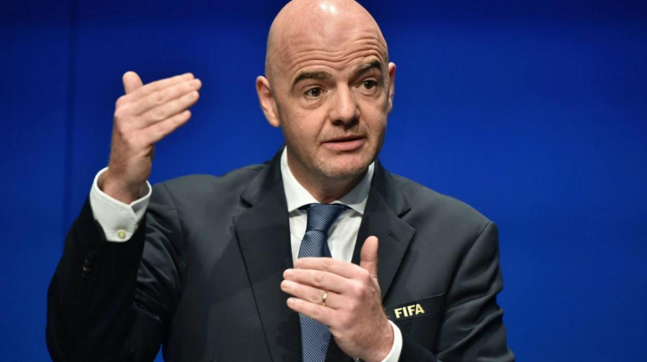 El presidente de la FIFA, Gianni Infantino.