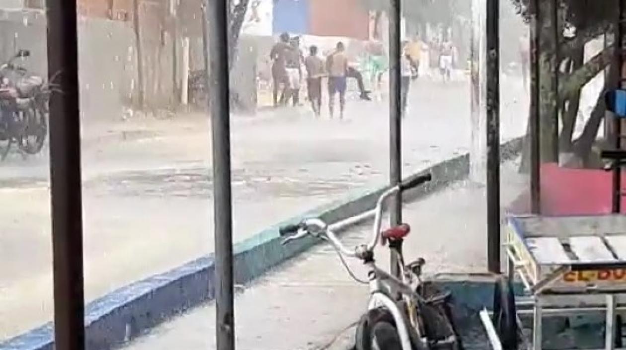 Enfrentamiento de pandillas.