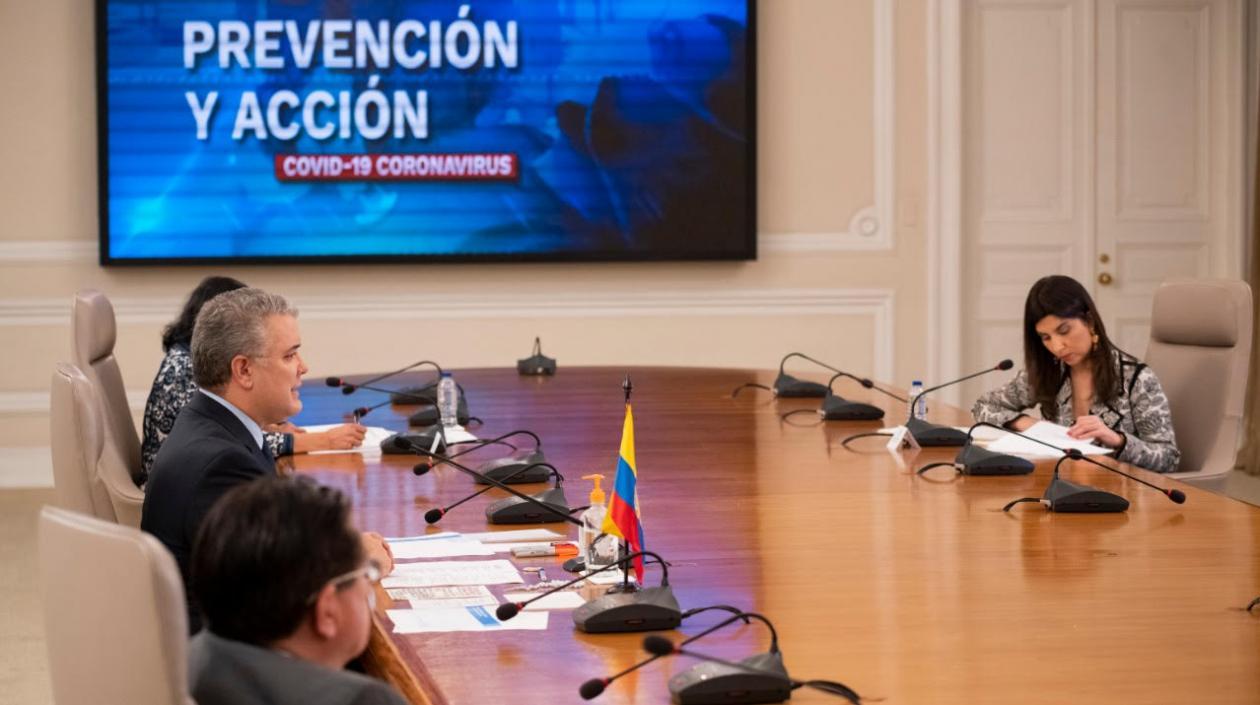 El Presidente Duque en el programa Prevención y Acción.