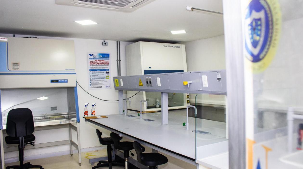 Laboratorio de la Universidad del Atlántico.