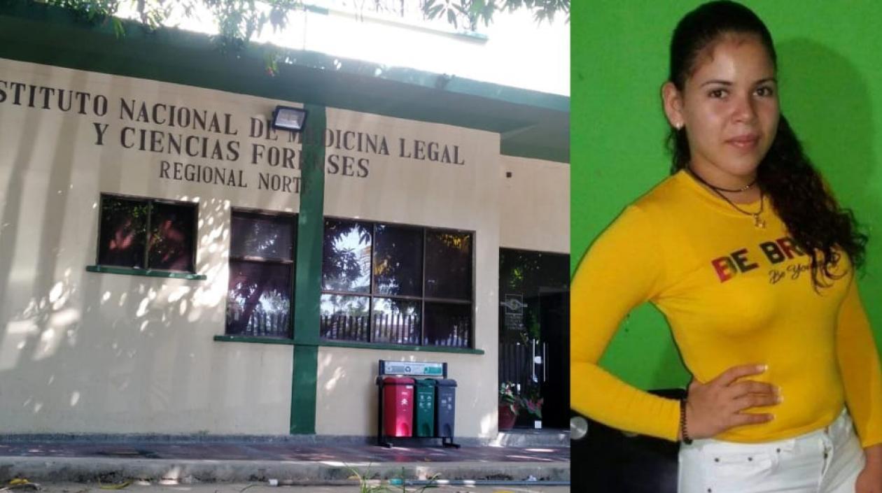 El cuerpo de la joven fue llevado por el CTI de la Fiscalía a Medicina Legal.