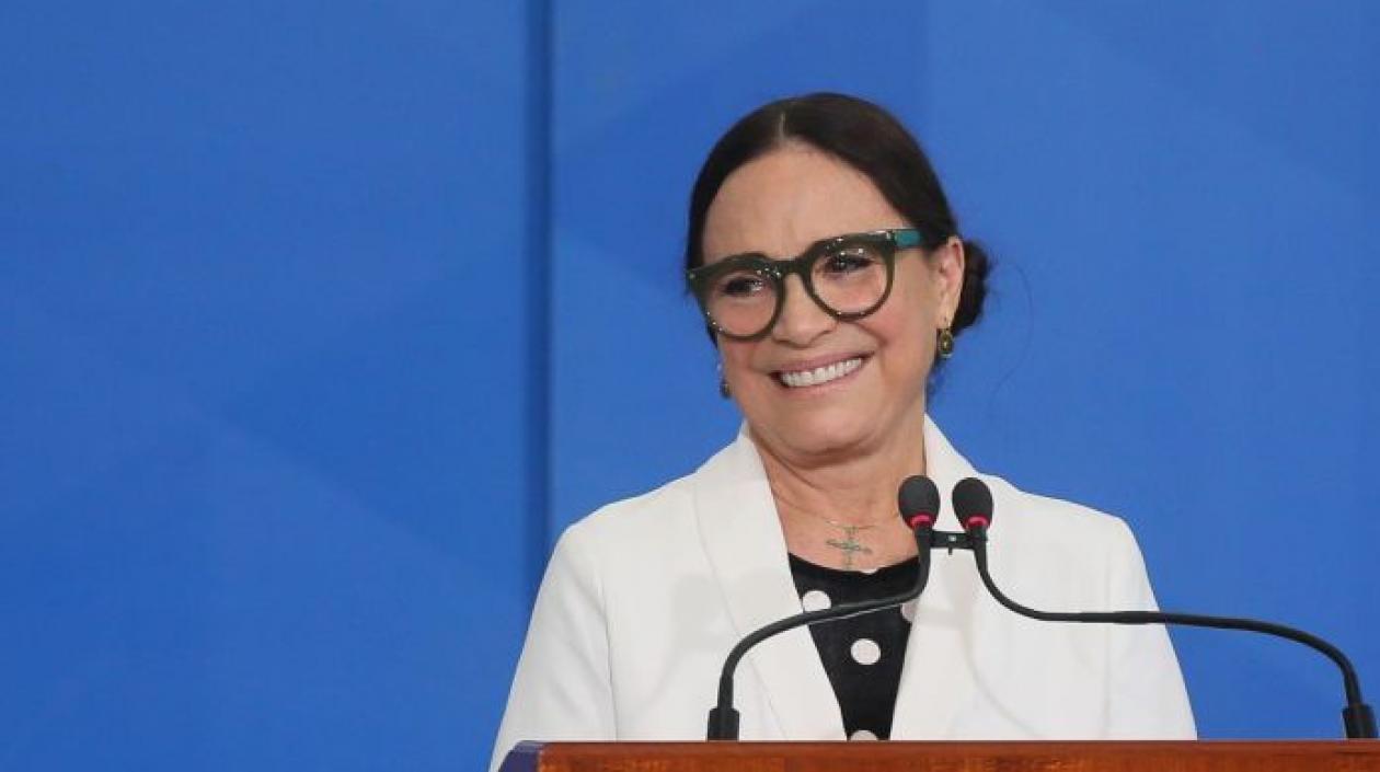 La secretaria de Cultura de Brasil, Regina Duarte.