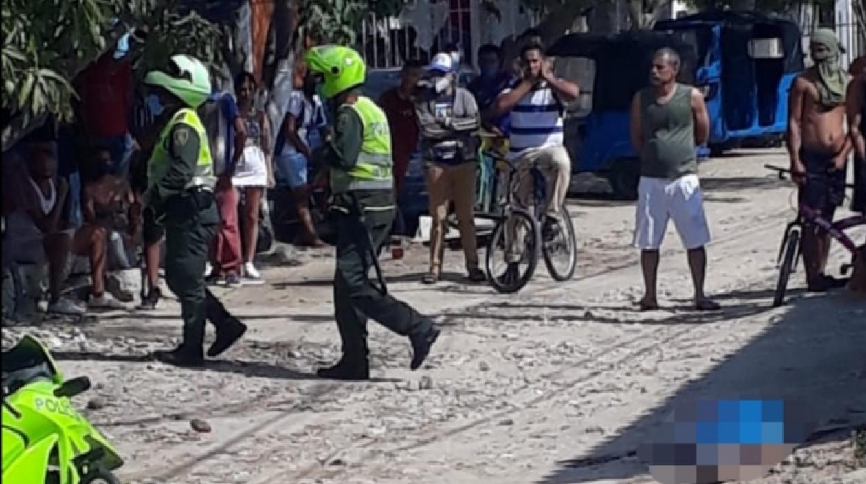 Lugar donde ocurrió el crimen.