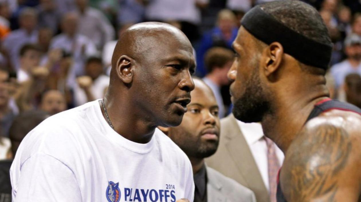 Michael Jordan y LeBron James.