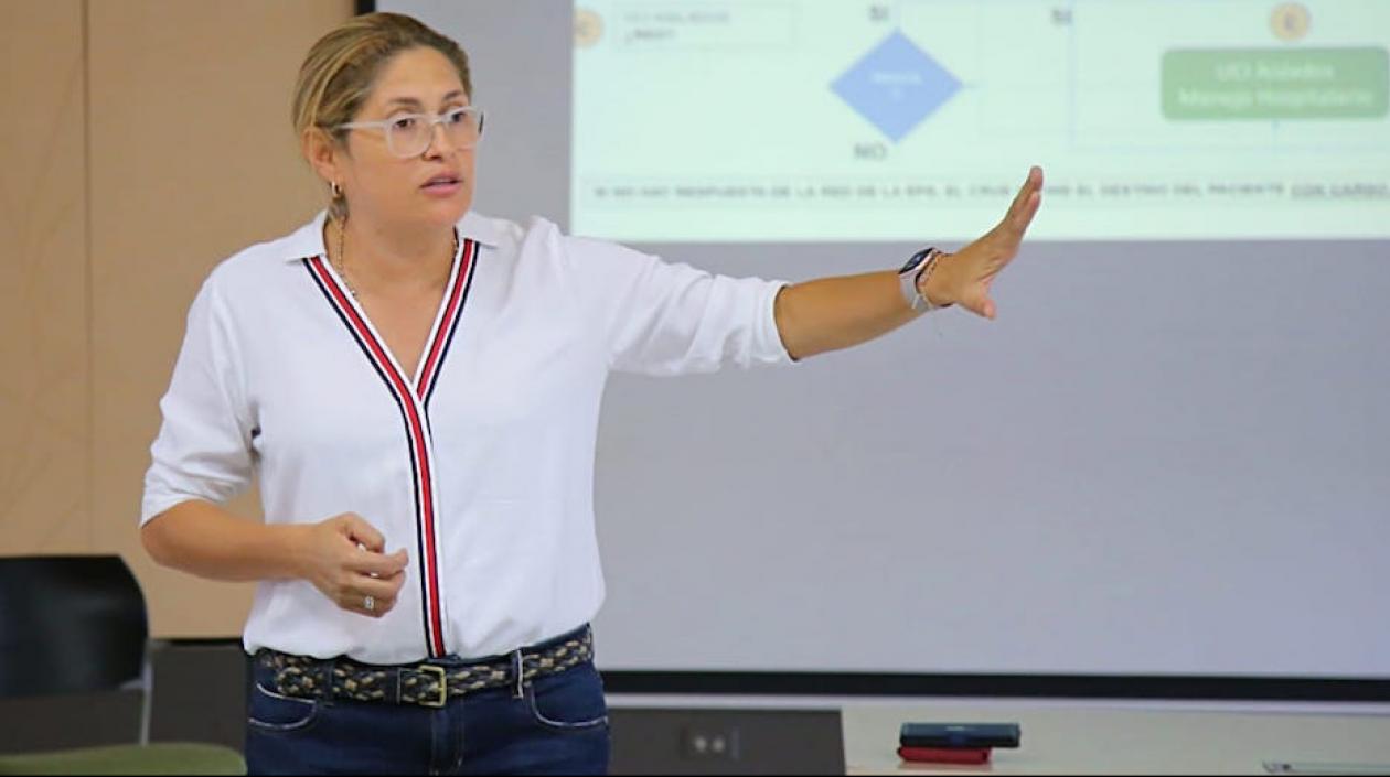 Alma Solano, Secretaria de Salud del Atlántico.