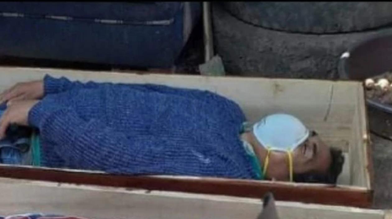  Jaime Rolando Urbina Torres se hizo el muerto por coronavirus.