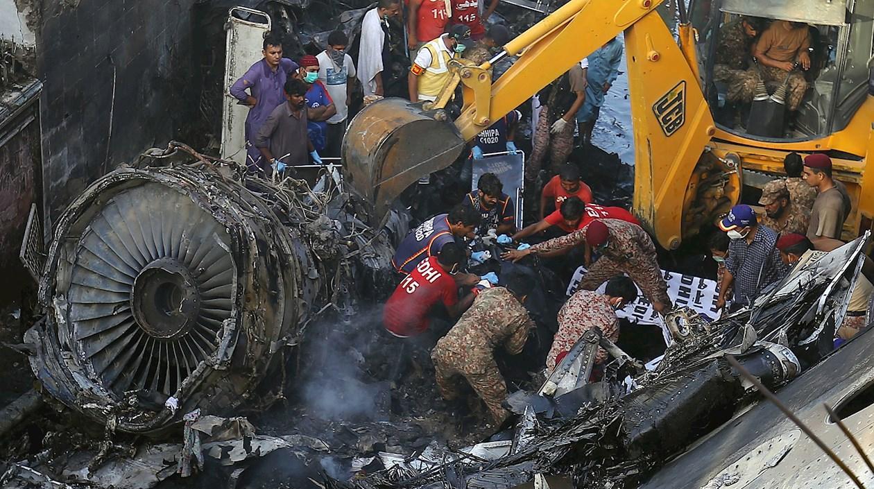 Lugar del accidente.