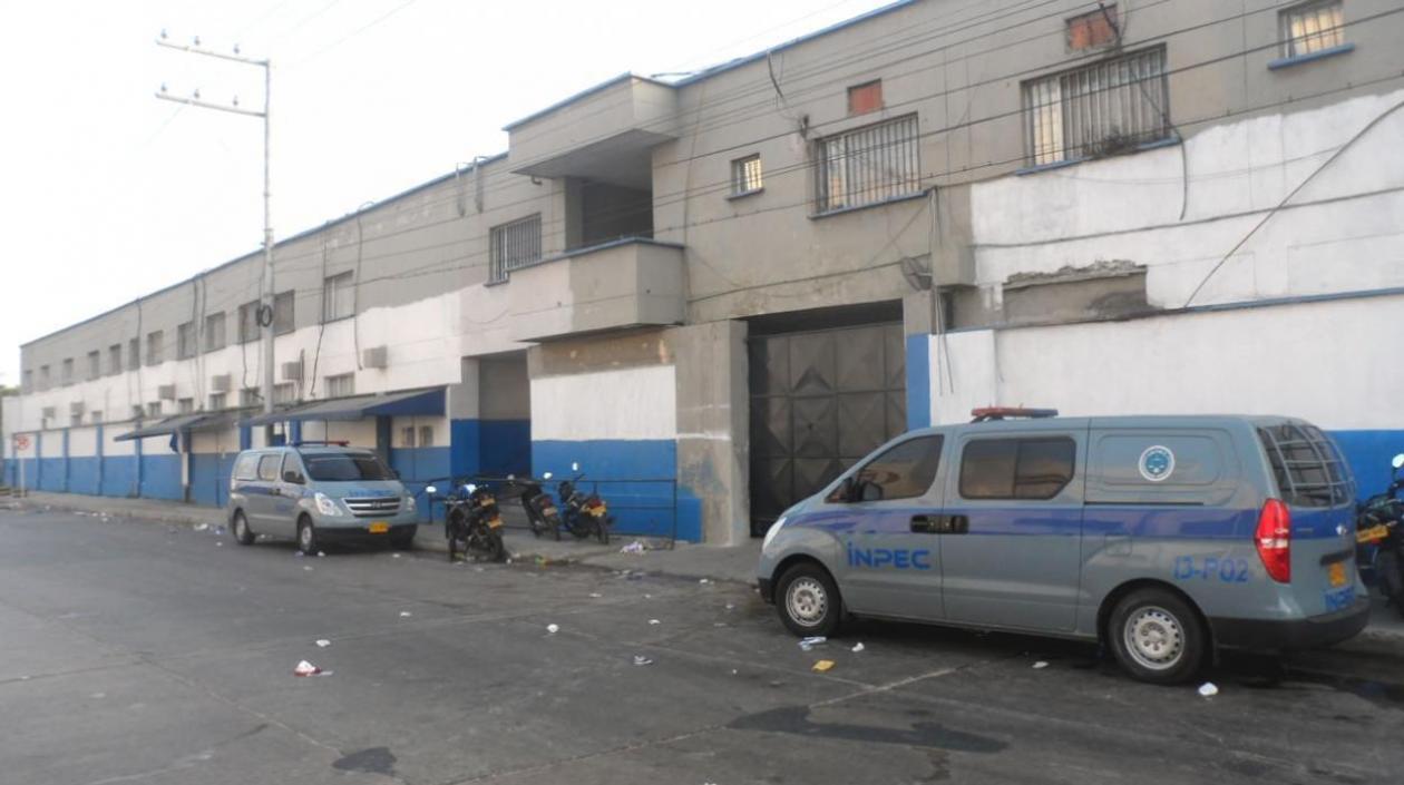 Fachada de la Cárcel Modelo de Barranquilla.