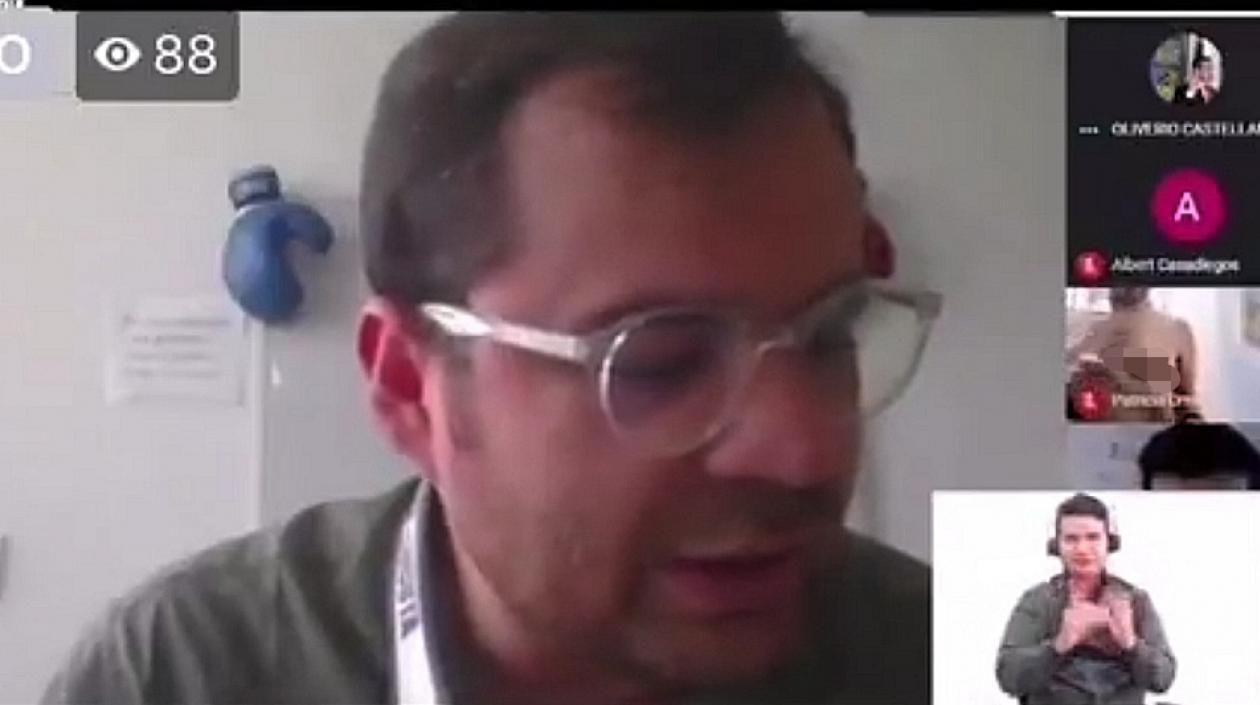 Momentos del suceso.