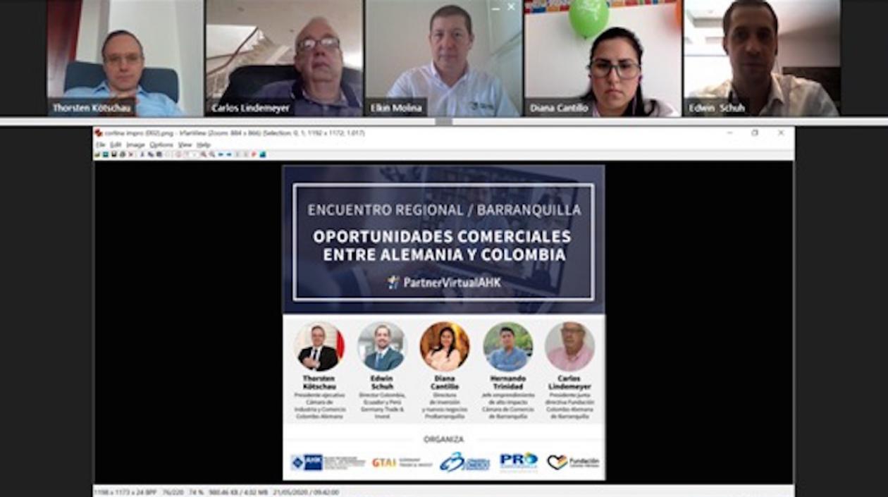 Más de 150 personas se conectaron online. 