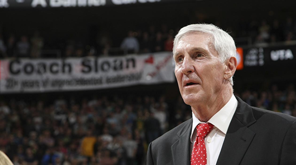 Jerry Sloan, exentrenador de los Utah Jazz.