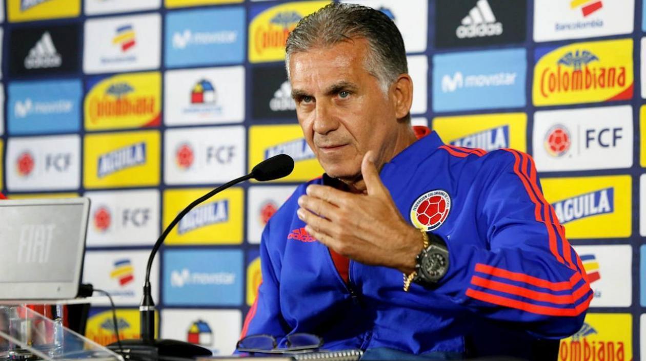 El seleccionador de Colombia, Carlos Queiroz.