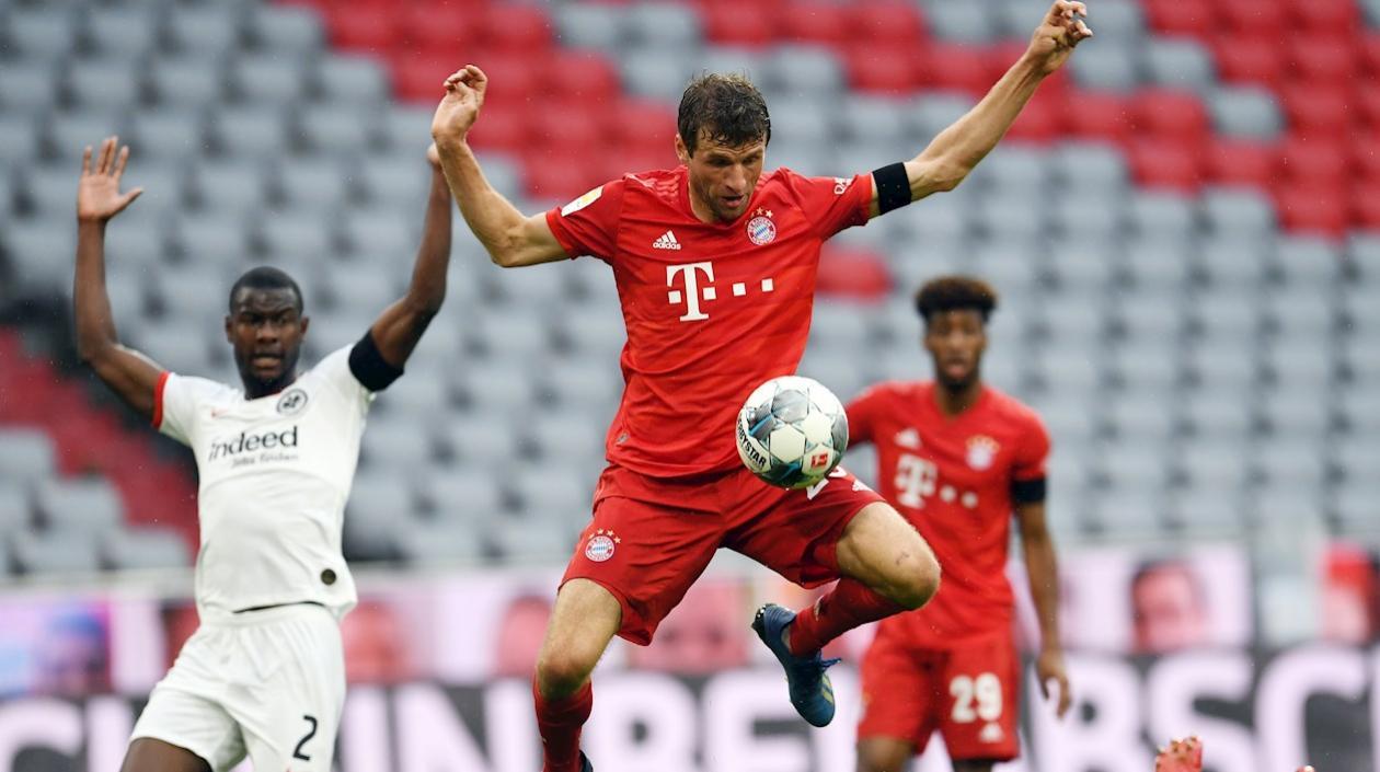 El mediapunta del Bayern, Thomas Müller.