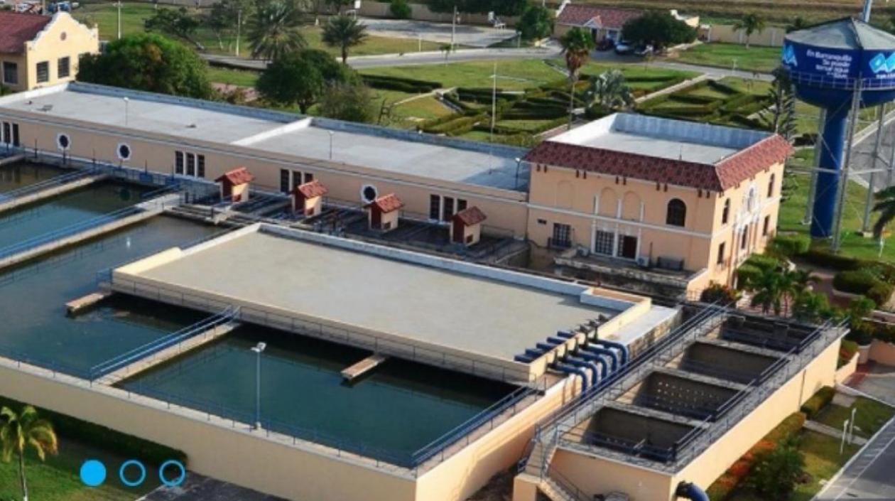 Acueducto de Barranquilla donde se registró el daño eléctrico.