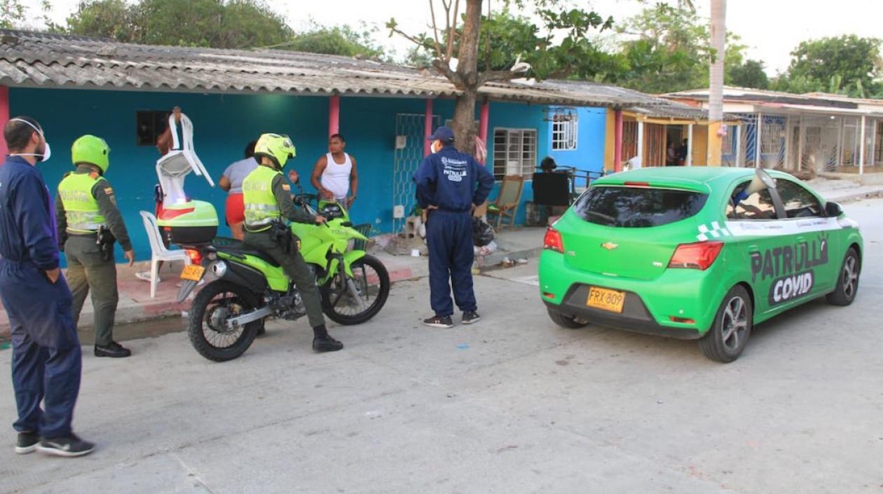 Momento del operativo.