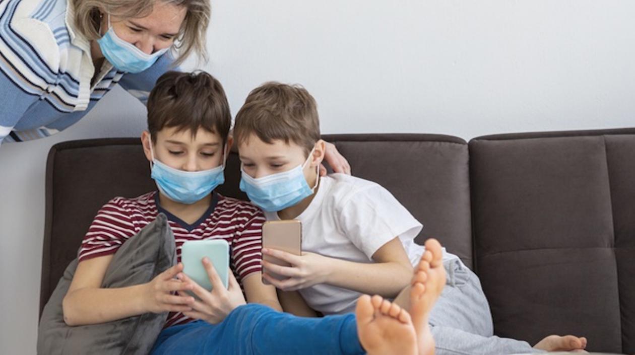 El acompañamiento a los niños es permanente.