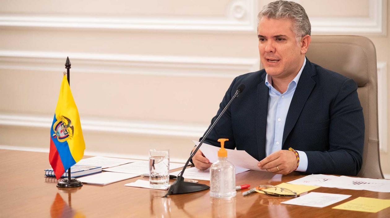 El Presidente de la República, Iván Duque.